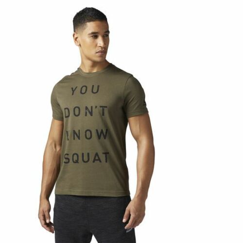 Squat Army Green TEE Muscle T-Shirt