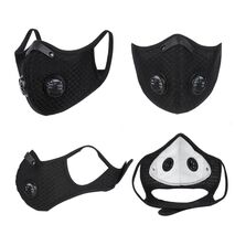 WEST BIKING N95 Antiviral Coronavirus Sport Face Mask With Filter Activated Carbon PM 2.5 Anti-Pollution Running Cycling Mask