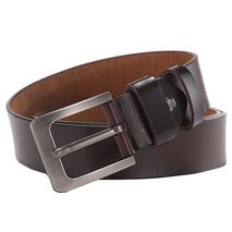 150 170cm Genuine Leather Men's Leisure Belt Retro Pin Buckle Good Quality Large Size Male Belts Luxury Designer Belt Mens Gifts