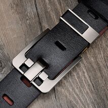 [LFMB]Men's belt leather belt men  pin buckle cow genuine leather belts for men 130cm high quality mens belt cinturones hombre