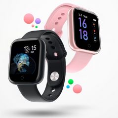 2019 New Women Waterproof Smart Watch T80 Bluetooth Smartwatch For Apple IPhone Xiaomi Heart Rate Monitor Fitness Tracker