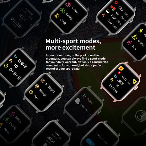 Fentorn KW37 Smart Watch Multiple Sports Modes Strong Battery Heart Rate Fitness Tracker Smartwatch Women Men For Apple Watch