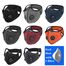 WEST BIKING N95 Antiviral Coronavirus Sport Face Mask With Filter Activated Carbon PM 2.5 Anti-Pollution Running Cycling Mask