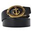 2020 Gold Anchor Designer Belts High Quality Men Fashion Luxury Brand Automatic Buckle Leather Waist Belt for Jeans Kemer riem